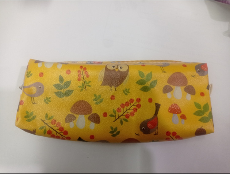 جامدادی تک زیپ فانتزی طرح پرندگان