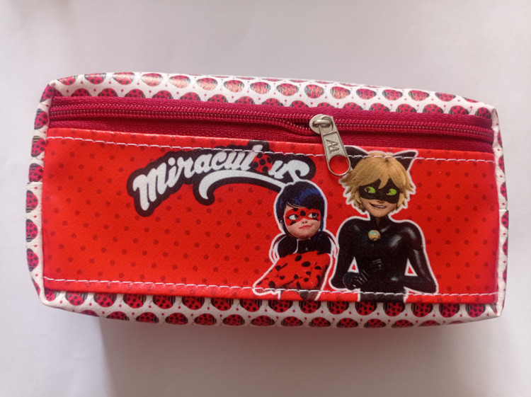 جامدادی سه زیپ فانتزی کفش دوزک