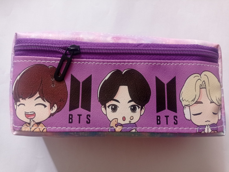 جامدادی سه زیپ فانتزی بی تی اس BTS