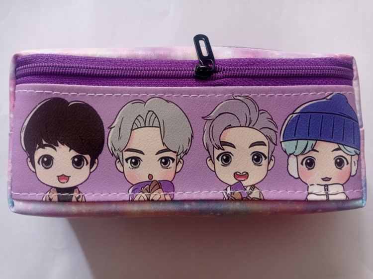 جامدادی سه زیپ فانتزی بی تی اس BTS