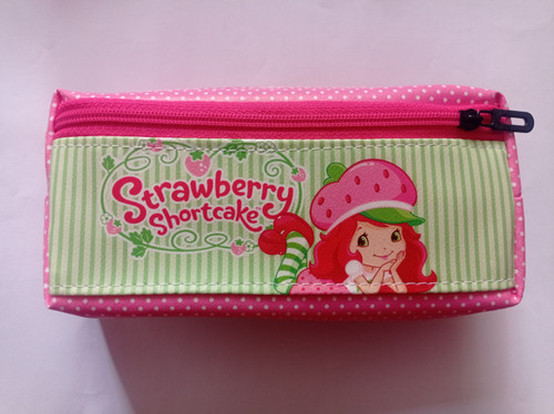 جامدادی سه زیپ فانتزی دختر توت فرنگی