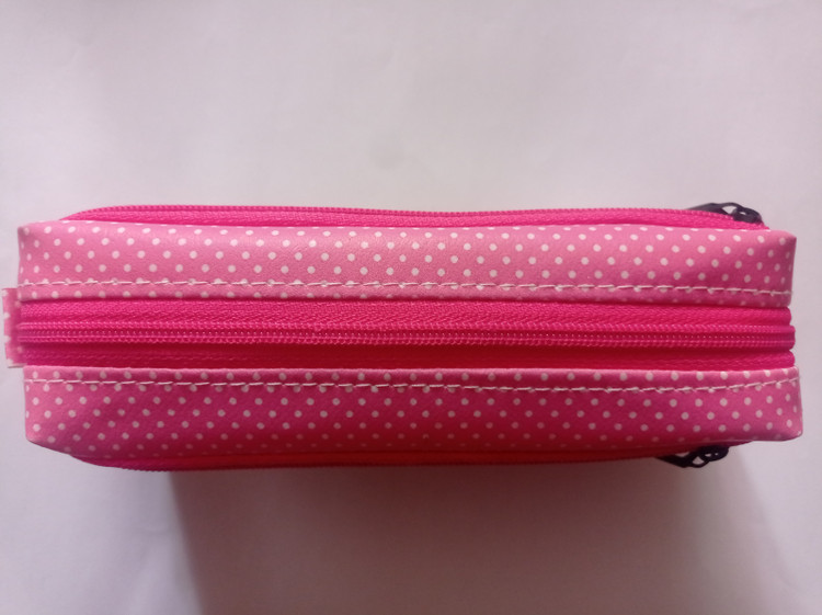 جامدادی سه زیپ فانتزی دختر توت فرنگی