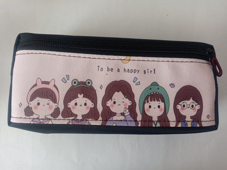 جامدادی دو زیپ فانتزی دختر شاد