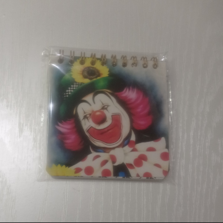 دفترچه 10×10 طرح دار فانتزی طرح جوکر