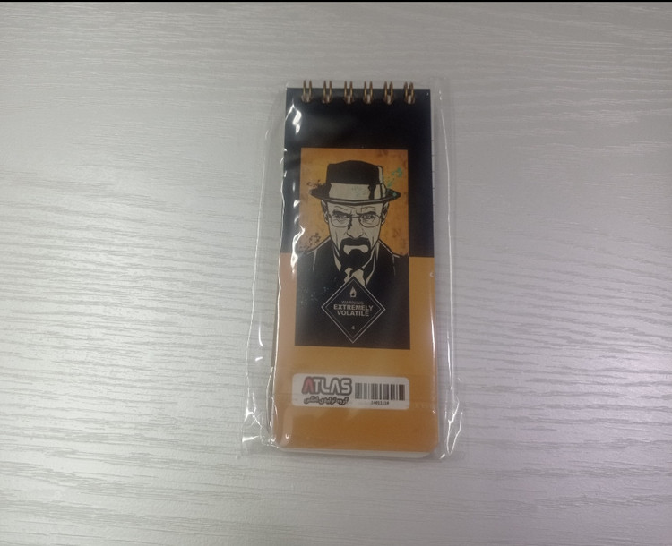 دفترچه یادداشت TO DO LIST طرح هایزنبرگ سریال برکینگ بد