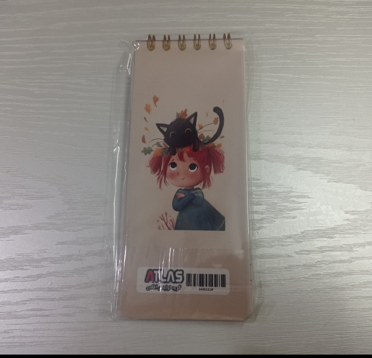 دفترچه یادداشت TO DO LIST طرح دختر و گربه