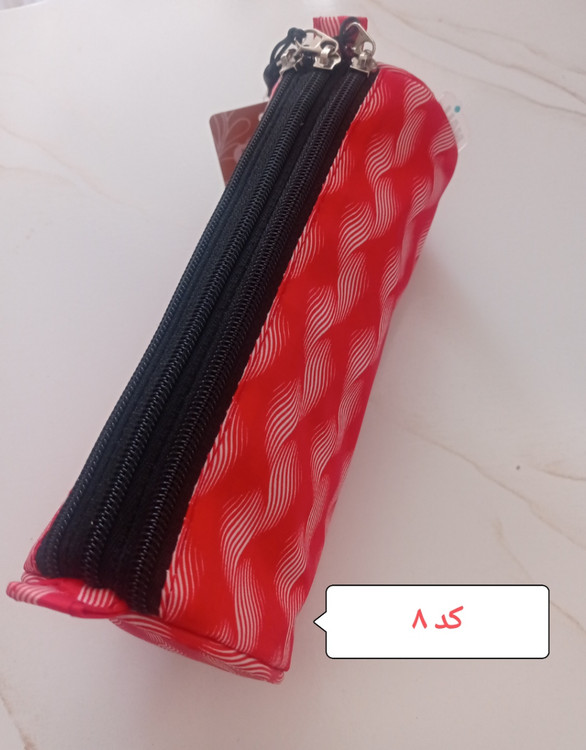 جامدادی سه زیپ استوانه ای طرح دار کد 3064 لیام