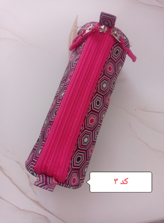 جامدادی سه زیپ استوانه ای طرح دار کد 3064 لیام