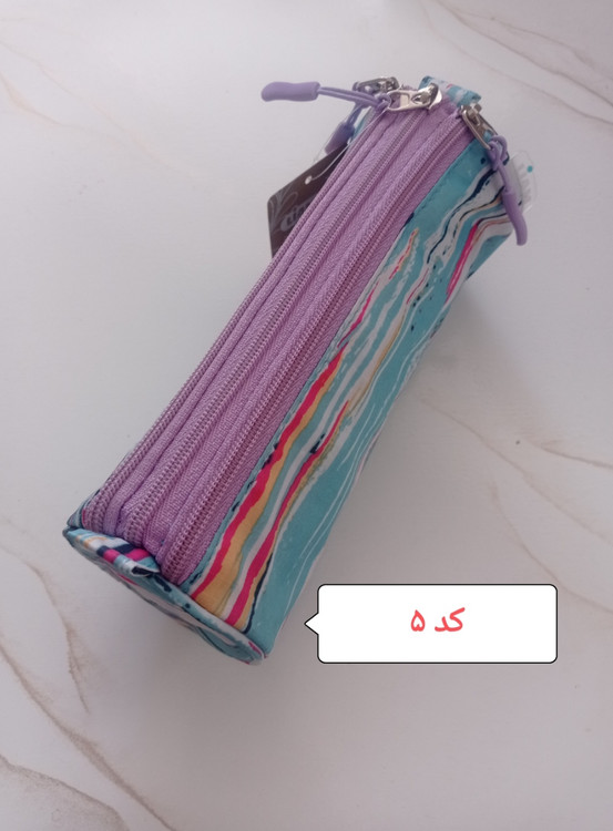 جامدادی سه زیپ استوانه ای طرح دار کد 3064 لیام