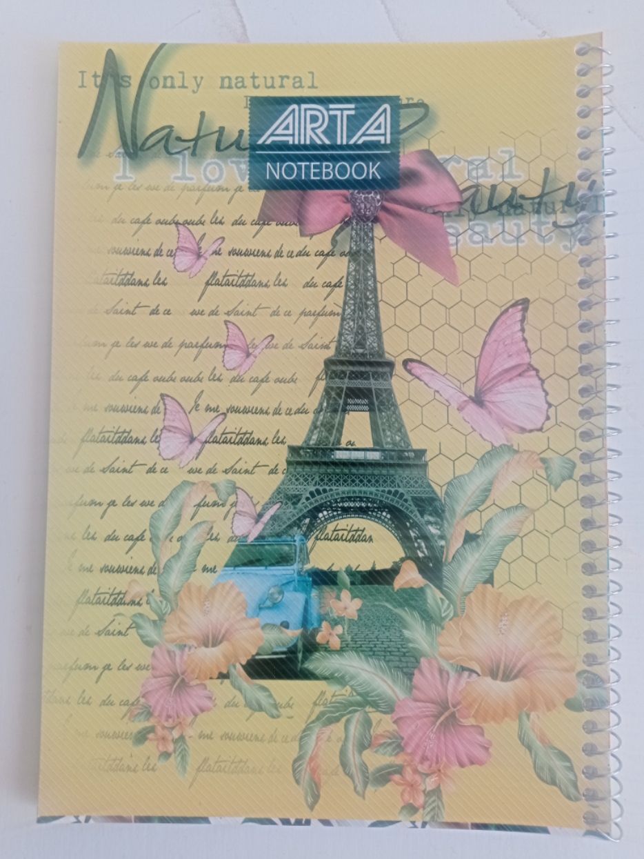 دفتر ۵۰ برگ کلاسیک سیمی طلقی