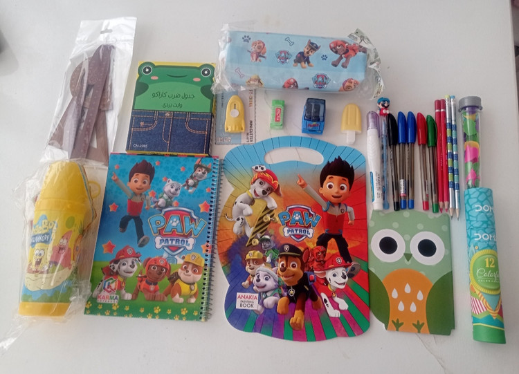 بسته لوازم تحریر سوم دبستان پسرانه مجموعه ۳۰ عددی با ارسال رایگان
