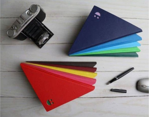 دفتر یادداشت سه گوشه مثلثی