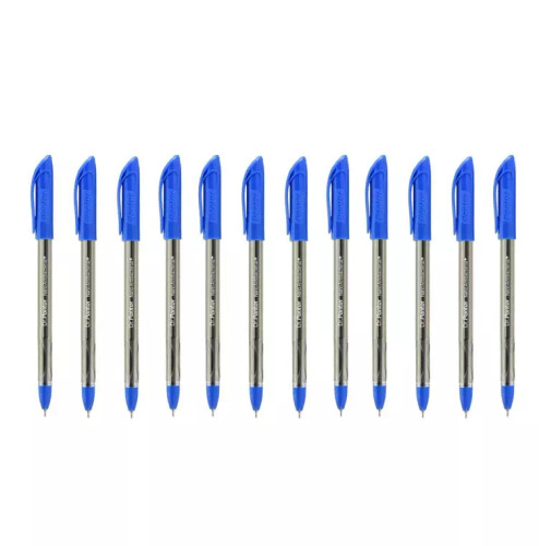 خودکار پنتر مدل فوق روان نانو آنتی باکتریال کد DP-105-07 بسته 12 عددی آبی