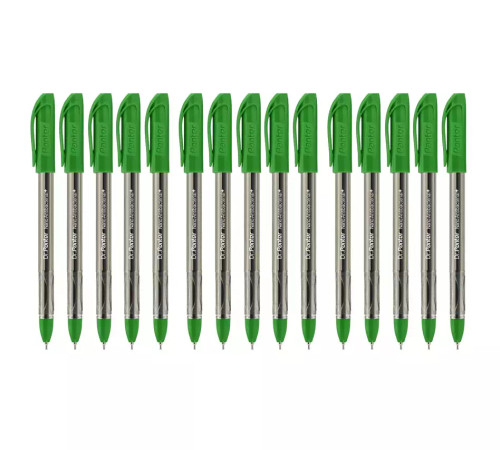 خودکار پنتر مدل فوق روان نانو آنتی باکتریال کد DP-105-07 بسته 12 عددی سبز