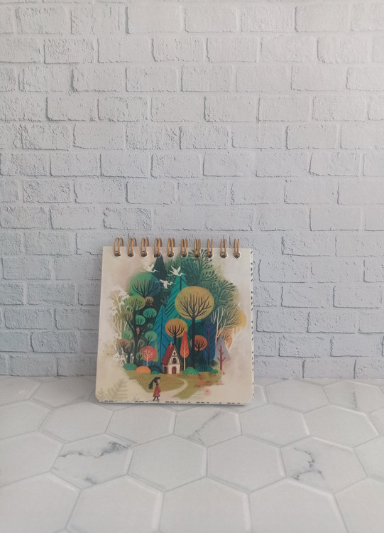 دفترچه 10×10 طرح دار فانتزی طرح جنگل