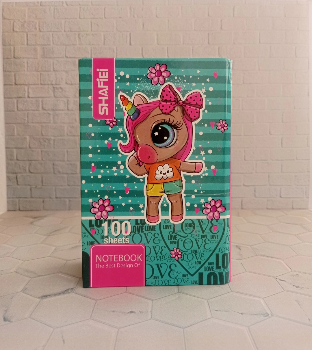 دفتر کلاسور یادداشتی 6 حلقه سلفونی قفل پلاستیک 100 برگ