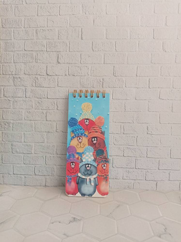 دفترچه یادداشت TO DO LIST طرح گربه با کلاه