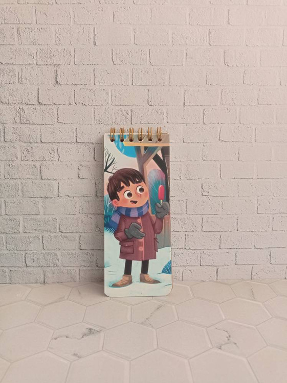 دفترچه یادداشت TO DO LIST طرح پسری در زمستان