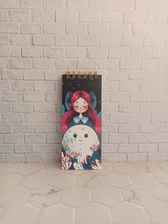 دفترچه یادداشت TO DO LIST طرح دختر و ماه