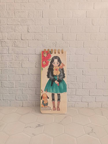 دفترچه یادداشت TO DO LIST طرح دختری با موهای مشکی