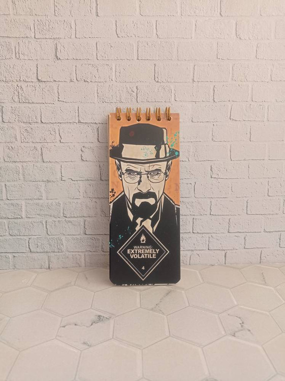 دفترچه یادداشت TO DO LIST طرح هایزنبرگ سریال برکینگ بد