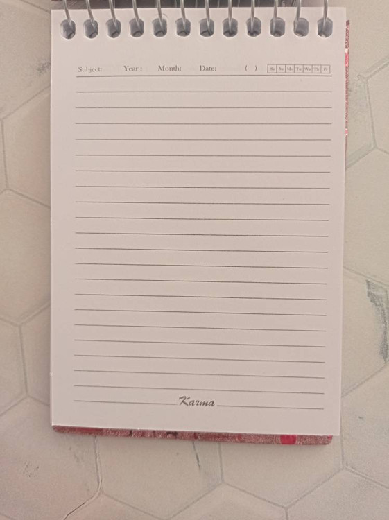 دفترچه یادداشت متوسط 1/16 سیمی جلد سخت متالایزر طرح زبرا