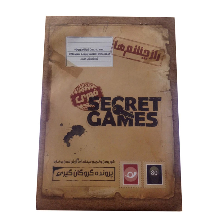 بازی فکری راز چشمها مدل پرونده گروگانگیری