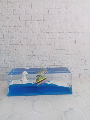 کشتی دکوری معلق طرح کشتی و کوه یخ