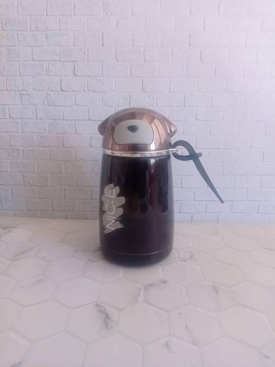 تراول ماگ عروسکی مدل سگ بند دار گنجایش 300 میلی لیتر