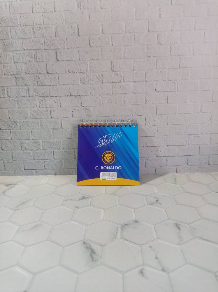 دفترچه یادداشت کریس رونالدو طرح کیمدی