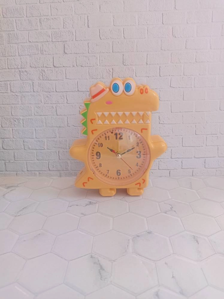 ساعت رومیزی زنگ دار مدل دایناسور