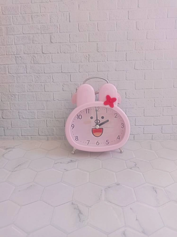 ساعت رومیزی شماطه ای زنگ دار مدل خرگوش