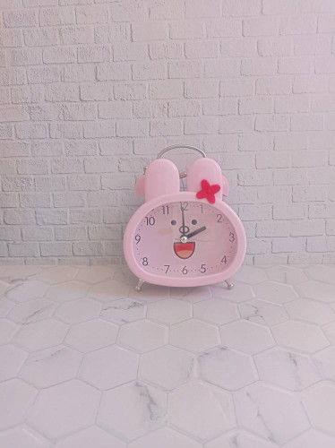 ساعت رومیزی شماطه ای زنگ دار مدل خرگوش