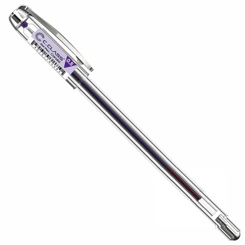 خودکار ژله ای 0.5 C.Class طرح کاندید رنگ بنفش