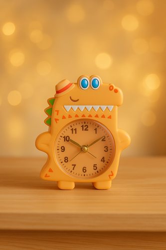 ساعت رومیزی زنگ دار مدل دایناسور