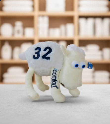 عروسک بره 32 وارداتی 20 سانتی متری