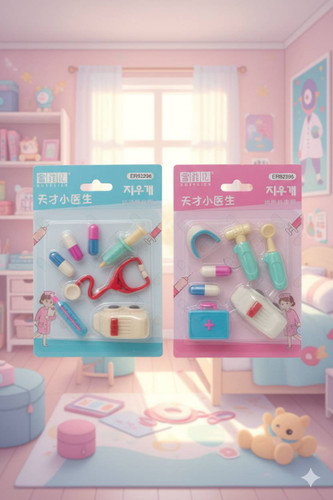 پاک کن فانتزی طرح ست پزشکی بسته 7 عددی