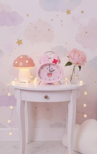 ساعت رومیزی شماطه ای زنگ دار مدل خرگوش