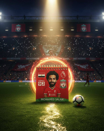 دفترچه یادداشت محمد صلاح لیورپول طرح کیمدی