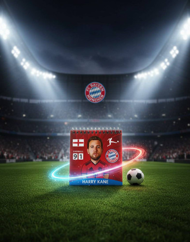 دفترچه یادداشت هری کین بایرن مونیخ طرح کیمدی