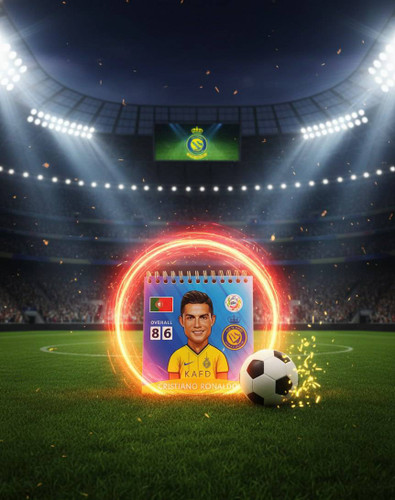 دفترچه یادداشت کریس رونالدو طرح کیمدی