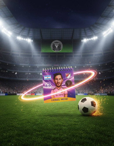 دفترچه یادداشت لیونل مسی طرح کیمدی