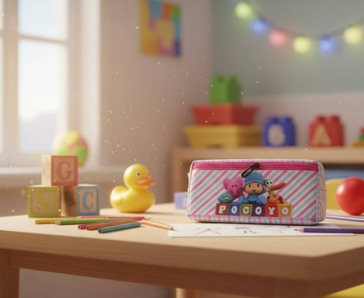 جامدادی سه زیپ فانتزی پوکویو pocoyo