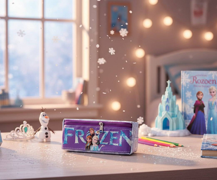جامدادی سه زیپ فانتزی فروزان Frozen یخ زده