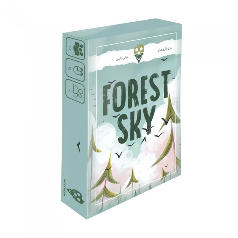 بازی فکری آسمان جنگل FOREST SKY (دایس کرم) جعبه ای 1/16